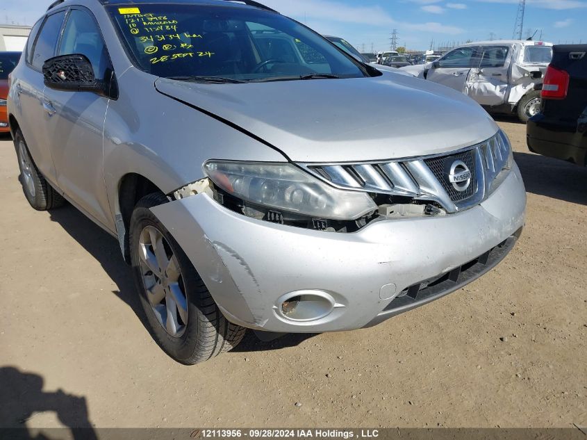 JN8AZ1MW1AW112484 2010 Nissan Murano S/Sl/Le