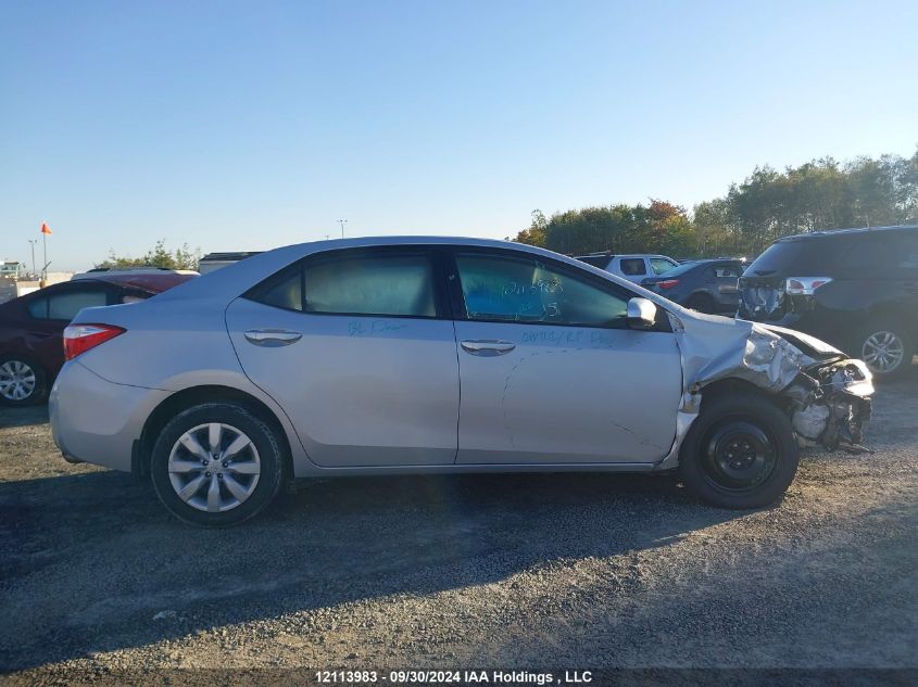 2015 Toyota Corolla L/Le/Le Pls/Prm/S/S Pls VIN: 2T1BURHEXFC233111 Lot: 12113983