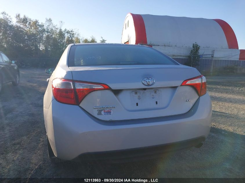 2015 Toyota Corolla L/Le/Le Pls/Prm/S/S Pls VIN: 2T1BURHEXFC233111 Lot: 12113983