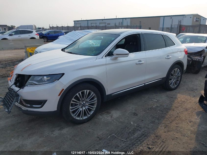 2018 Lincoln Mkx Reserve VIN: 2LMPJ8LR6JBL45358 Lot: 12114017