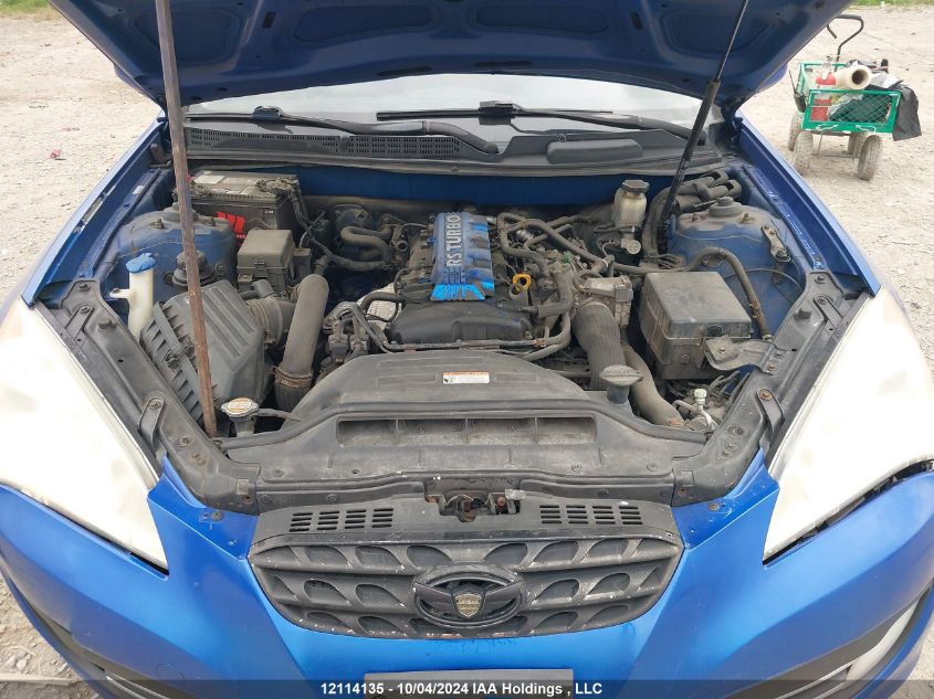 KMHHT6KD8AU010598 2010 Hyundai Genesis Coupe 2.0T