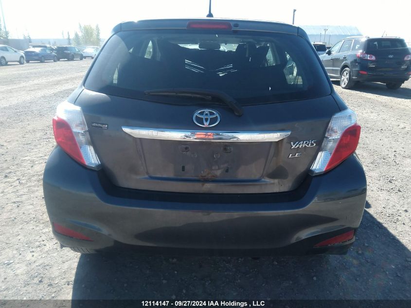 2012 Toyota Yaris VIN: JTDKTUD3XCD514608 Lot: 12114147