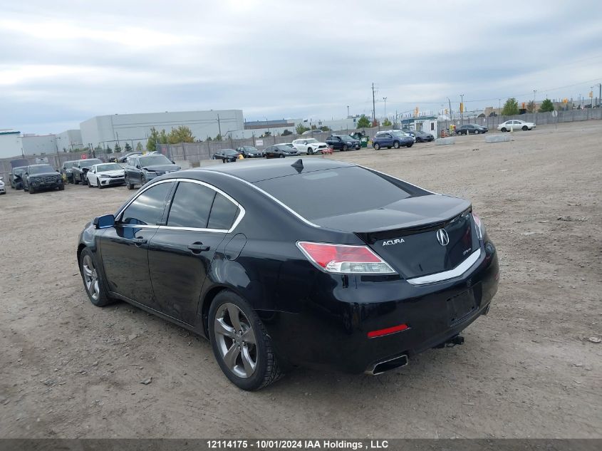 2012 Acura Tl VIN: 19UUA9F58CA800356 Lot: 12114175