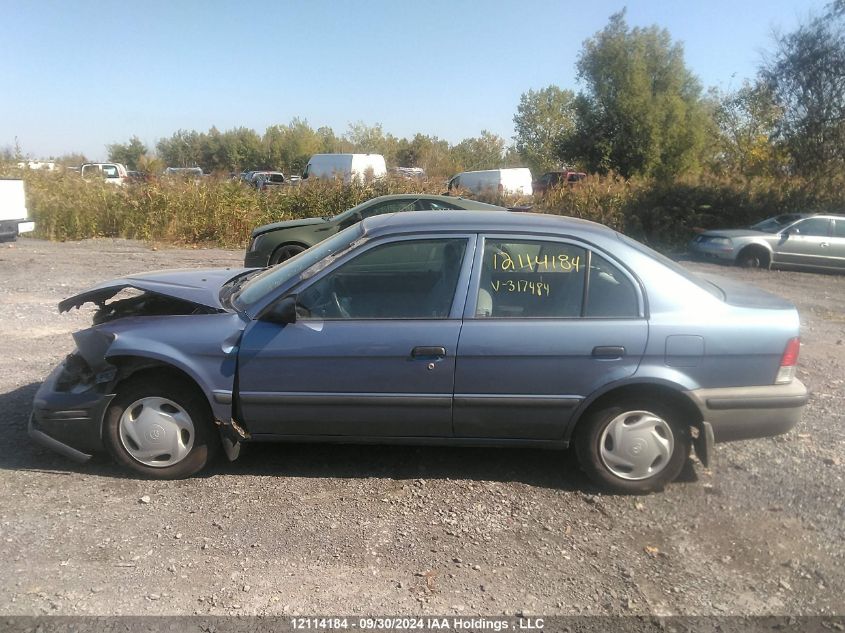 1998 Toyota Tercel Ce VIN: JT2BC53L3W0317484 Lot: 12114184