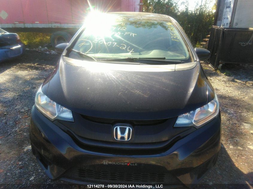 2015 Honda Fit VIN: 3HGGK5H50FM105912 Lot: 12114278