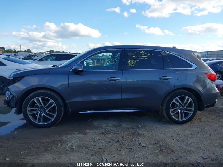 2018 Acura Mdx Navi VIN: 5J8YD4H41JL802984 Lot: 12114280