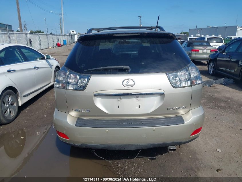 2008 Lexus Rx 350 VIN: JTJHK31U082043699 Lot: 12114311