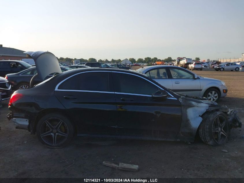 2016 Mercedes-Benz C-Class VIN: 55SWF4KB4GU160052 Lot: 12114321