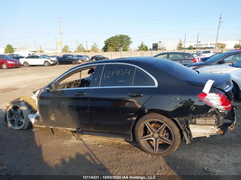 2016 Mercedes-Benz C-Class VIN: 55SWF4KB4GU160052 Lot: 12114321