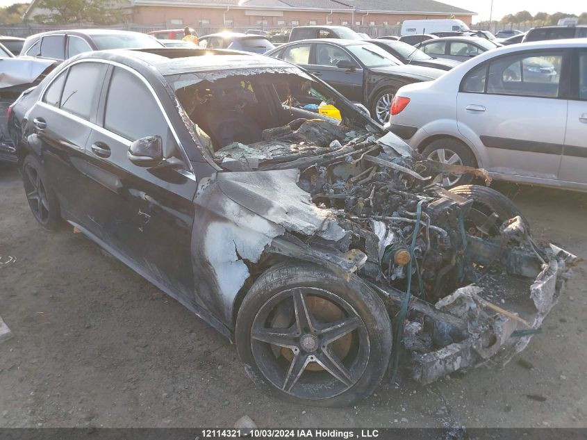 2016 Mercedes-Benz C-Class VIN: 55SWF4KB4GU160052 Lot: 12114321