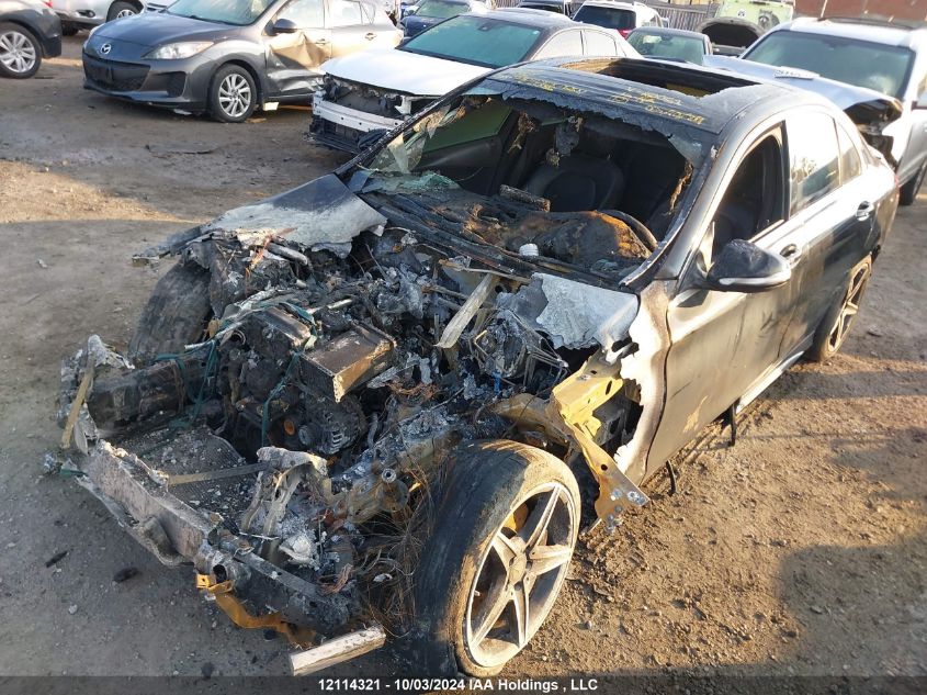 2016 Mercedes-Benz C-Class VIN: 55SWF4KB4GU160052 Lot: 12114321