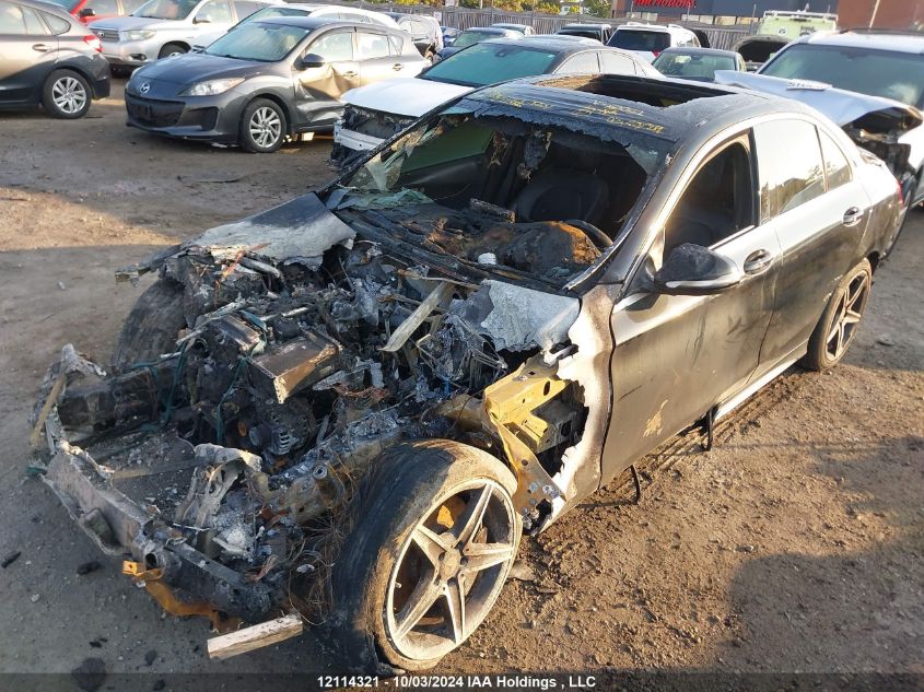 2016 Mercedes-Benz C-Class VIN: 55SWF4KB4GU160052 Lot: 12114321