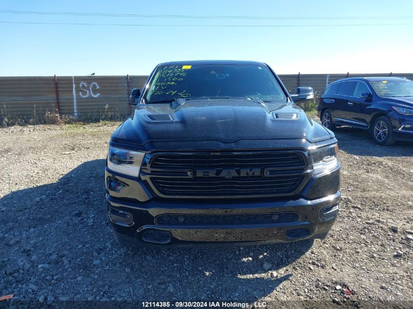 2021 Ram 1500 Sport VIN: 1C6SRFVT4MN518746 Lot: 12114385