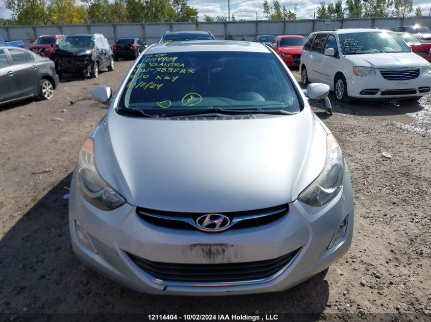 2013 Hyundai Elantra Gls VIN: 5NPDH4AE8DH383285 Lot: 12114404