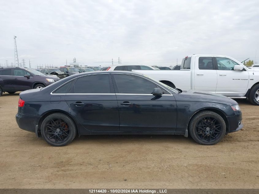 2012 Audi A4 VIN: WAUFFCFL8CA118479 Lot: 12114420