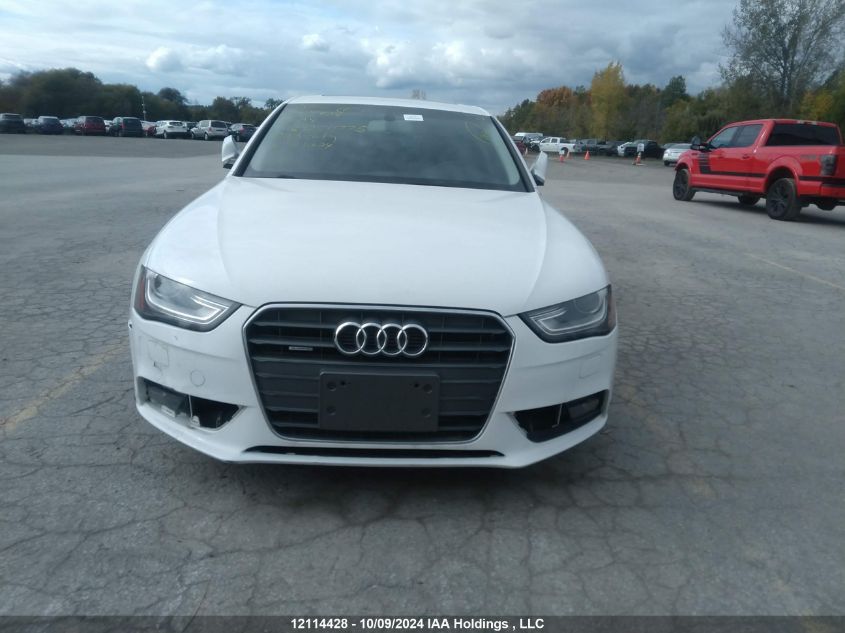 2013 Audi A4 VIN: WAUBFCFLXDN050775 Lot: 12114428