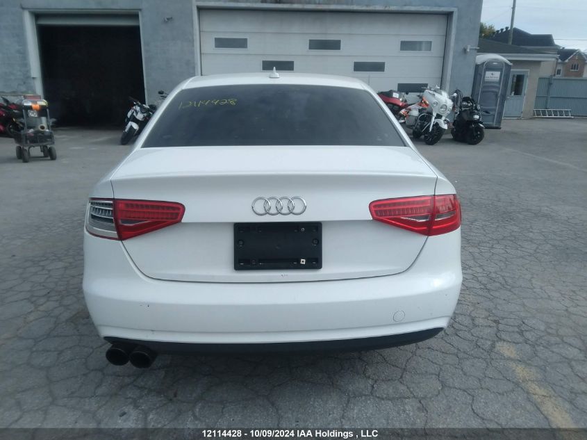 2013 Audi A4 VIN: WAUBFCFLXDN050775 Lot: 12114428