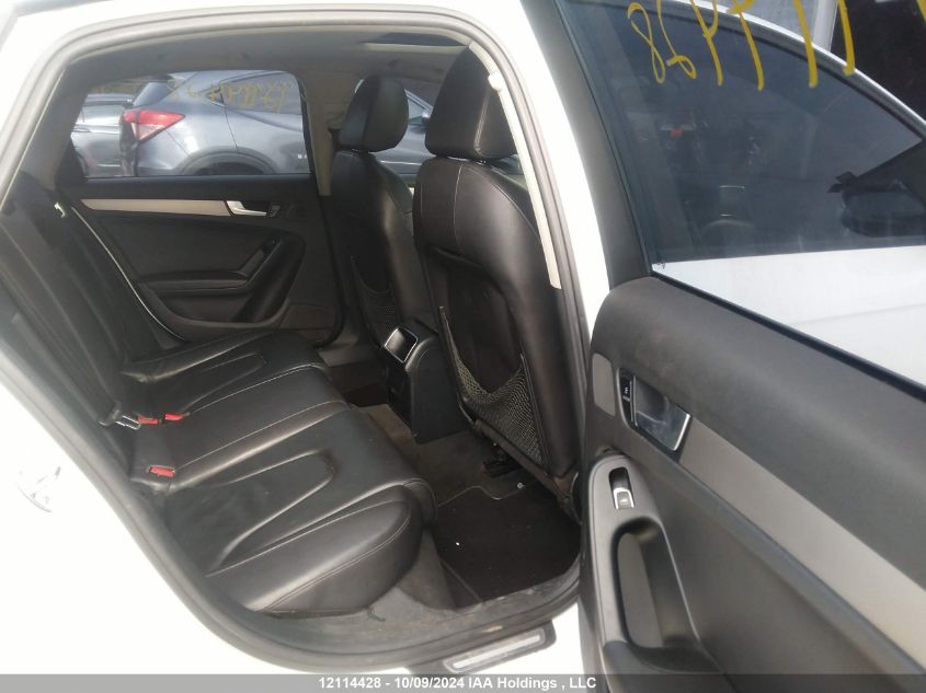 2013 Audi A4 VIN: WAUBFCFLXDN050775 Lot: 12114428