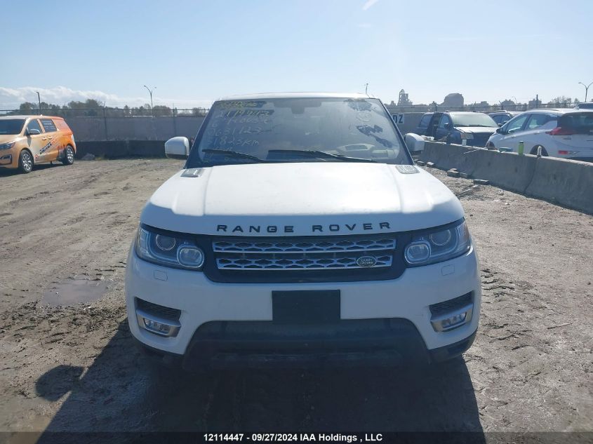 2016 Land Rover Range Rover Sport VIN: SALWR2KFXGA631123 Lot: 12114447