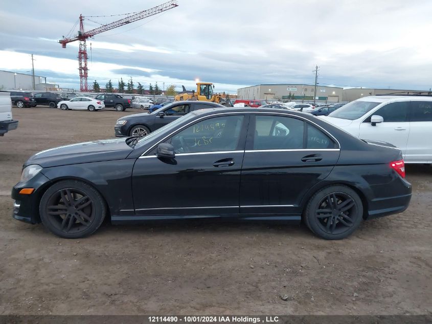 2013 Mercedes-Benz C-Class VIN: WDDGF8AB0DA851622 Lot: 12114490