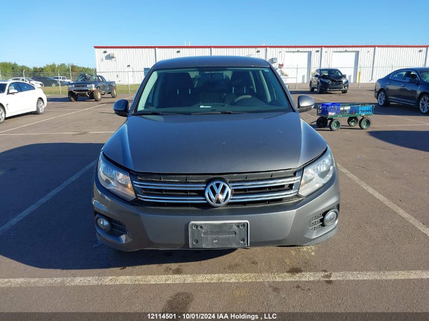 2012 Volkswagen Tiguan S/Se/Sel VIN: WVGBV7AX0CW001595 Lot: 12114501