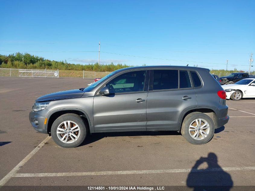 2012 Volkswagen Tiguan S/Se/Sel VIN: WVGBV7AX0CW001595 Lot: 12114501