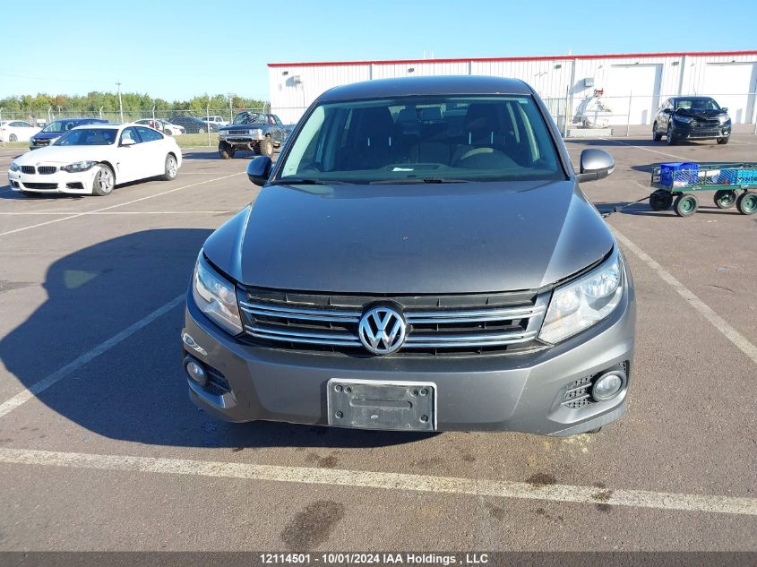 2012 Volkswagen Tiguan S/Se/Sel VIN: WVGBV7AX0CW001595 Lot: 12114501