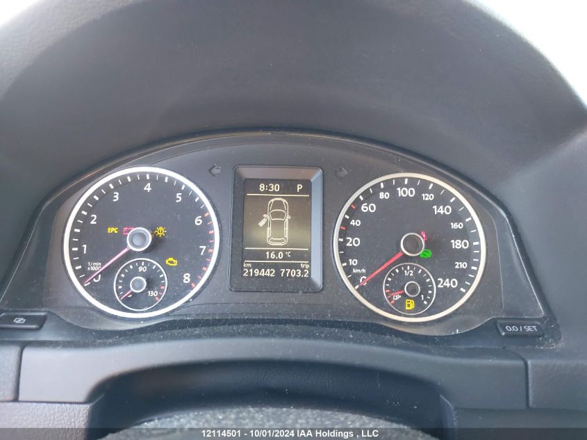 2012 Volkswagen Tiguan S/Se/Sel VIN: WVGBV7AX0CW001595 Lot: 12114501