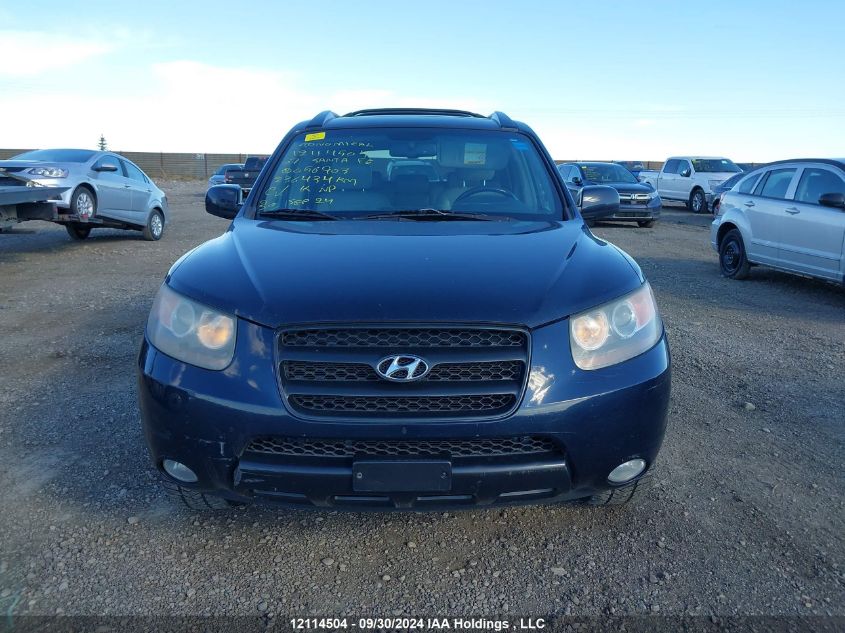 2007 Hyundai Santa Fe VIN: 5NMSG13E77H056903 Lot: 12114504