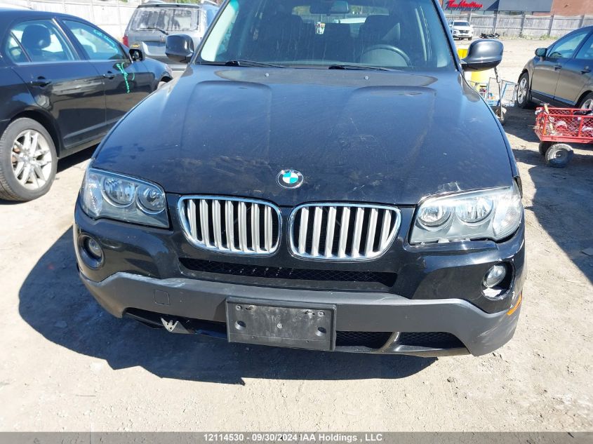 2010 BMW X3 xDrive30I VIN: WBXPC9C41AWK16210 Lot: 12114530