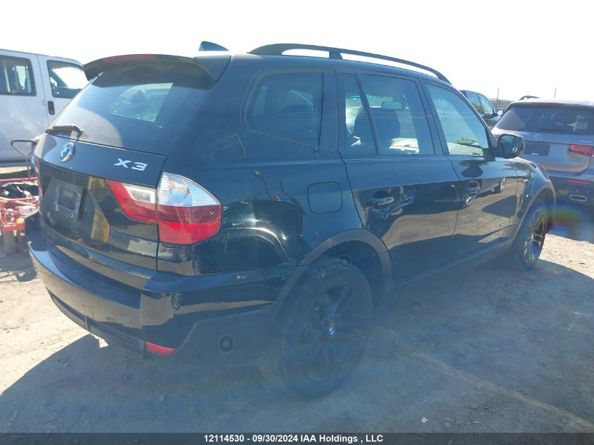 2010 BMW X3 xDrive30I VIN: WBXPC9C41AWK16210 Lot: 12114530