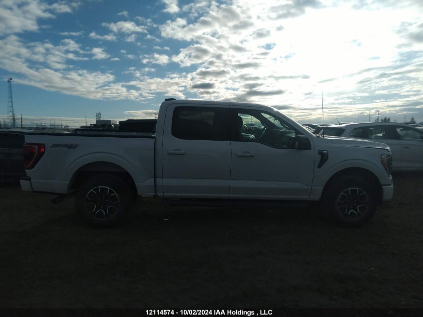 2022 Ford F150 Supercrew VIN: 1FTFW1E86NKF16890 Lot: 12114574