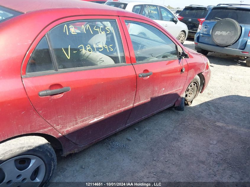 2004 Toyota Corolla Ce/Le/S VIN: 2T1BR32E84C781595 Lot: 12114651