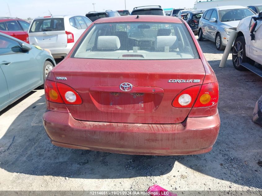 2004 Toyota Corolla Ce/Le/S VIN: 2T1BR32E84C781595 Lot: 12114651