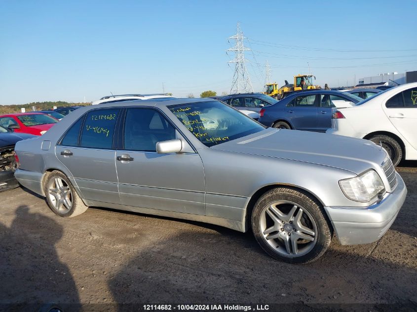 1999 Mercedes-Benz S Class VIN: WDBGA32G6XA416144 Lot: 12114682