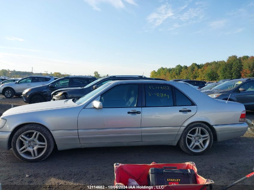 1999 Mercedes-Benz S Class VIN: WDBGA32G6XA416144 Lot: 12114682