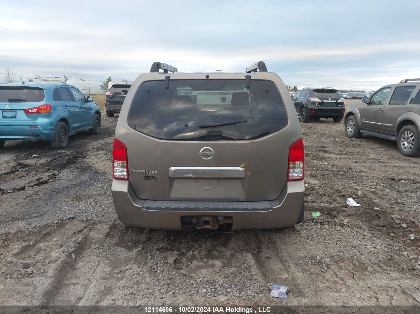 2006 Nissan Pathfinder Le/Se/Xe VIN: 5N1AR18WX6C626411 Lot: 12114686