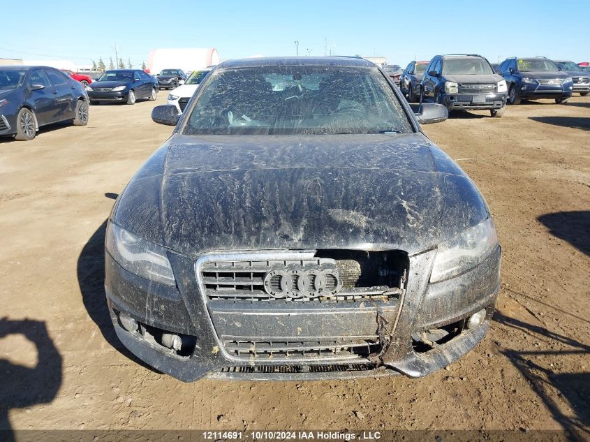 2012 Audi A4 VIN: WAUFFCFL3CN004396 Lot: 12114691