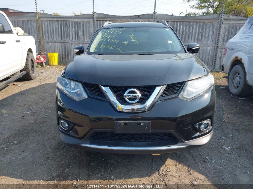 2015 Nissan Rogue S/Sl/Sv VIN: 5N1AT2MV0FC819509 Lot: 12114711