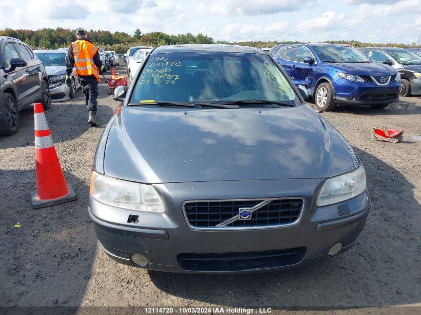 2006 Volvo S60 2.5T VIN: YV1RS592362556927 Lot: 12114720