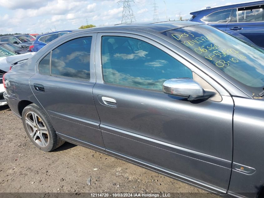 2006 Volvo S60 2.5T VIN: YV1RS592362556927 Lot: 12114720