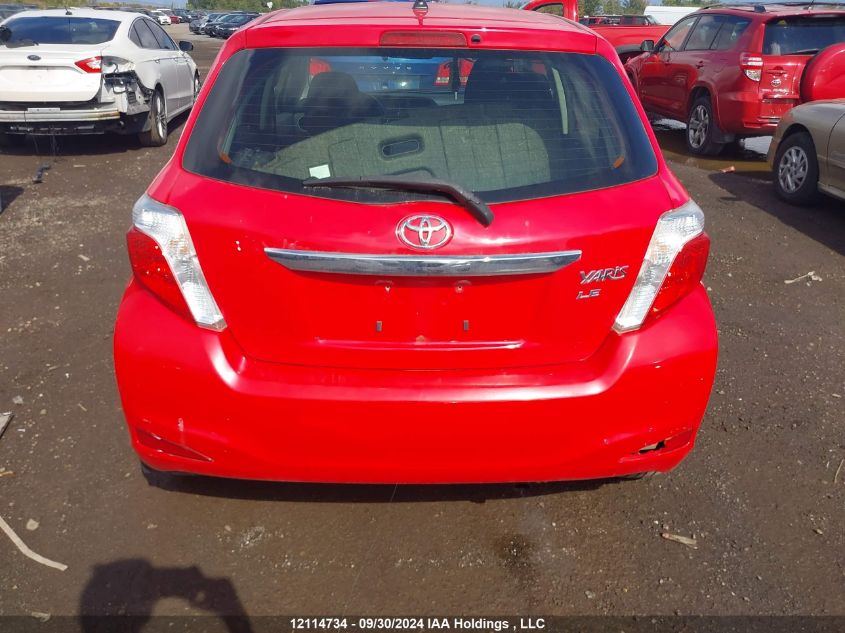 2012 Toyota Yaris Le VIN: JTDKTUD30CD528842 Lot: 12114734