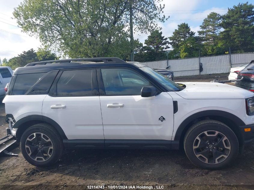 2023 Ford Bronco Sport Outer Banks VIN: 3FMCR9C62PRD46001 Lot: 12114743