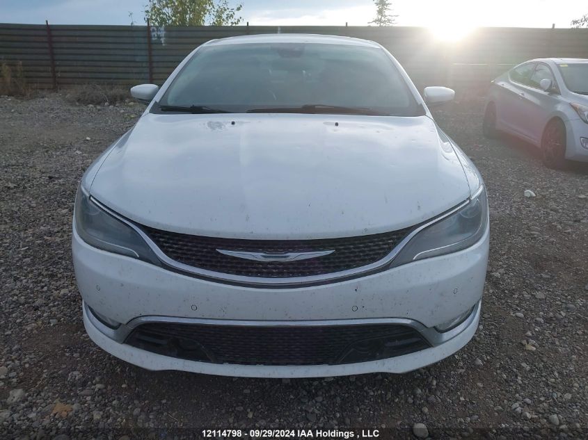 2015 Chrysler 200 C VIN: 1C3CCCEG3FN507079 Lot: 12114798