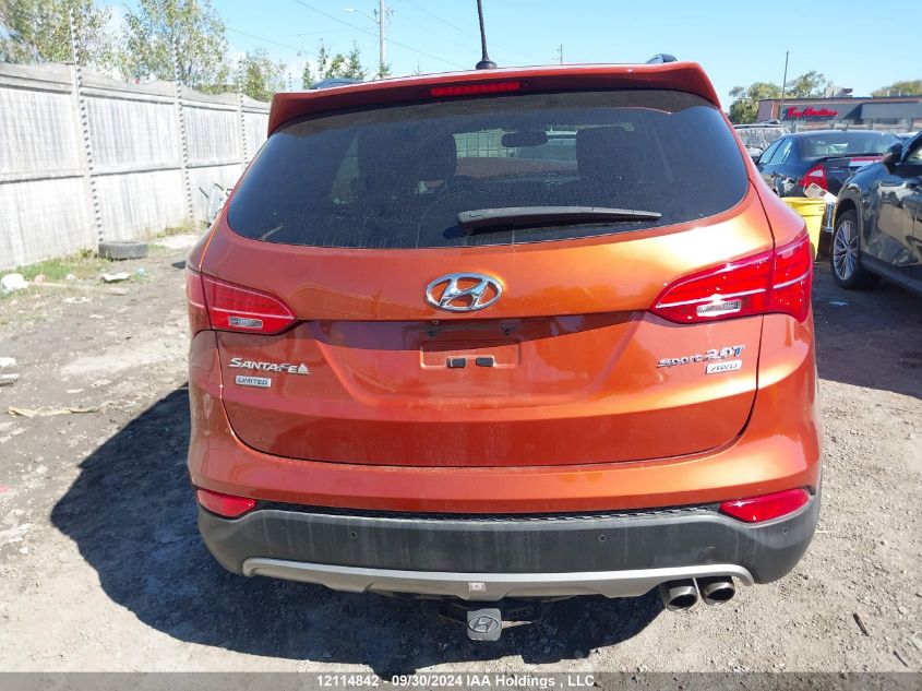 2016 Hyundai Santa Fe Sport VIN: 5XYZUDLA8GG348432 Lot: 12114842