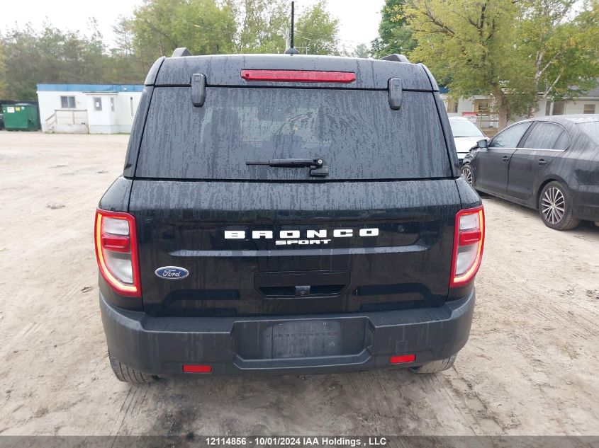 2021 Ford Bronco Sport Big Bend VIN: 3FMCR9B63MRA74622 Lot: 12114856