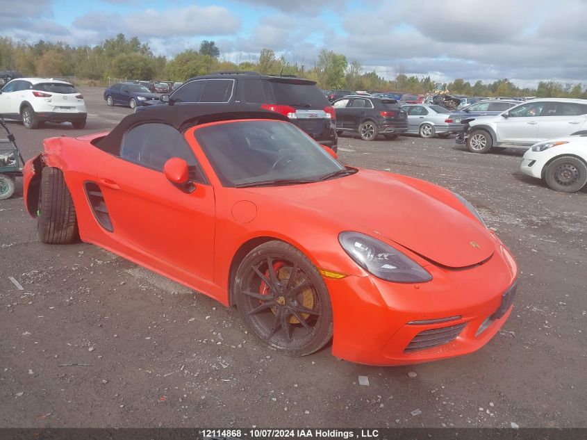 2017 Porsche 718 Boxster VIN: WP0CB2A86HS240421 Lot: 12114868