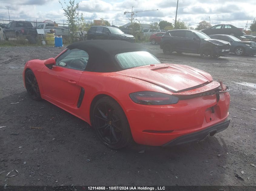 2017 Porsche 718 Boxster VIN: WP0CB2A86HS240421 Lot: 12114868