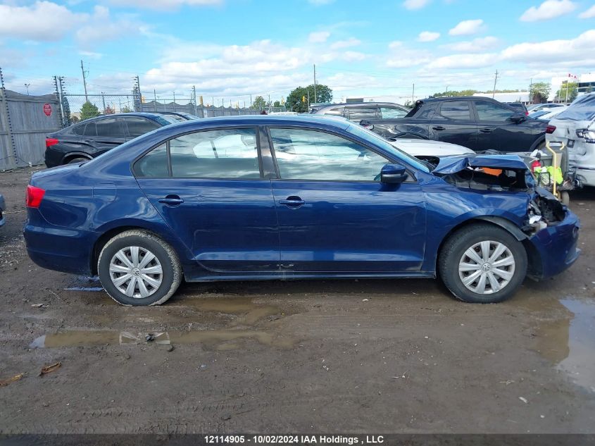 2014 Volkswagen Jetta S VIN: 3VW1K7AJ7EM382172 Lot: 12114905