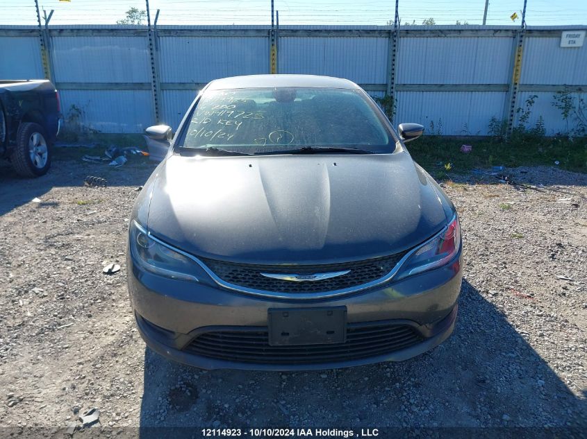 2016 Chrysler 200 VIN: 1C3CCCFB1GN119725 Lot: 12114923